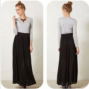 Anthropologie Bordeaux Fairbanks maxi dress